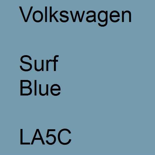 Volkswagen, Surf Blue, LA5C.